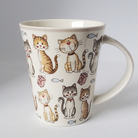 Casa Signature Faithful Friends Cats Bone China Mug - Picture 1 of 9